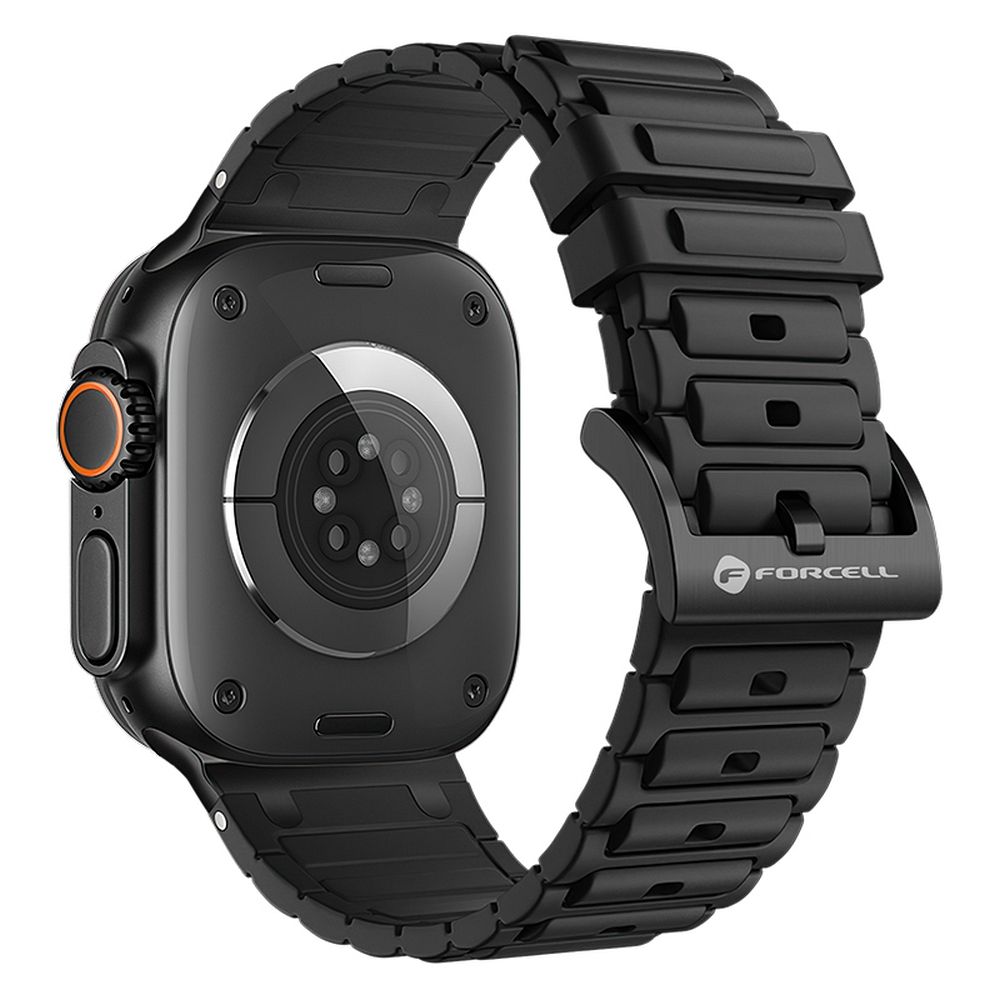 Strap to Apple Watch Forcell F-Design FA06 silicone holes 38 / 40 / 41 mm black