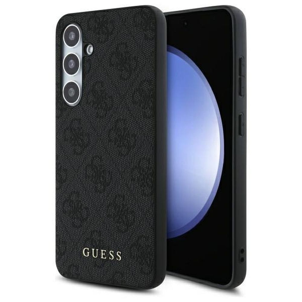 GUESS Чехол для SAMSUNG S24 FE GUHCS24FEG4GFGR (HC PU 4G Metal Logo) серый