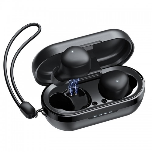 Bluetooth vabakäeseade Joyroom JR-TL1 Pro must (Bluetooth 5.1 / veekindel IPX7)