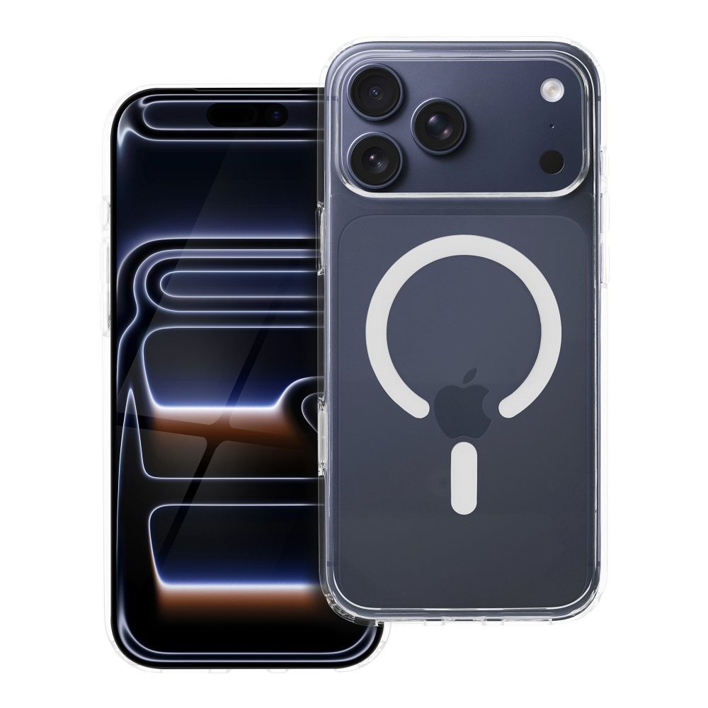 Kaane iPhone 17 PRO MAX Forcell F-Protect Clear Hybrid Premium ühildub läbipaistva