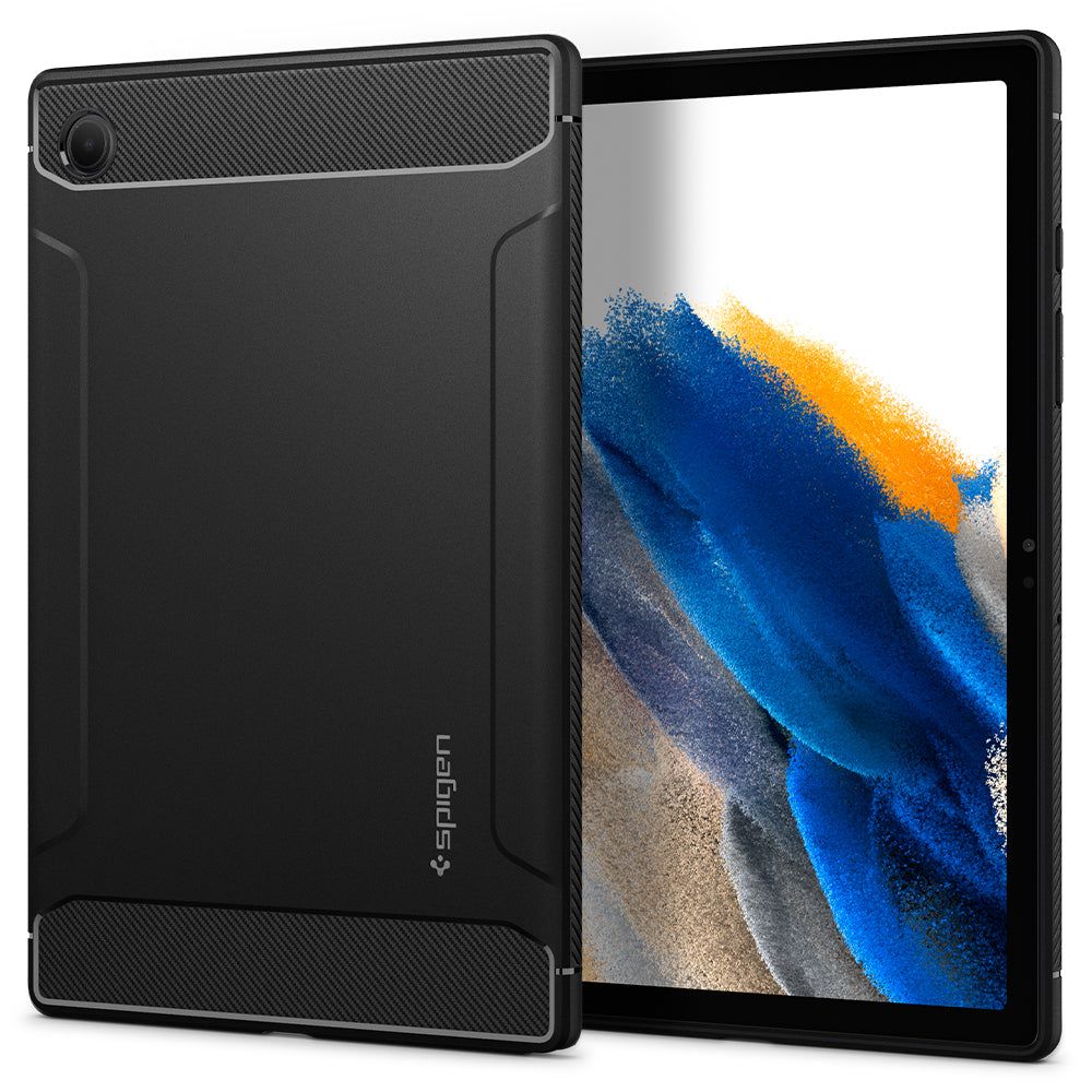 Spigen Rugged Armor ümbris Samsung Galaxy Tab A8 10.5'' jaoks - matt must
