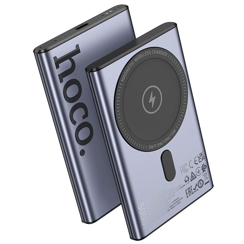 Akupank ühildub MagSafe Hoco 5000 mAh QC PD 20W Q32 metallhall