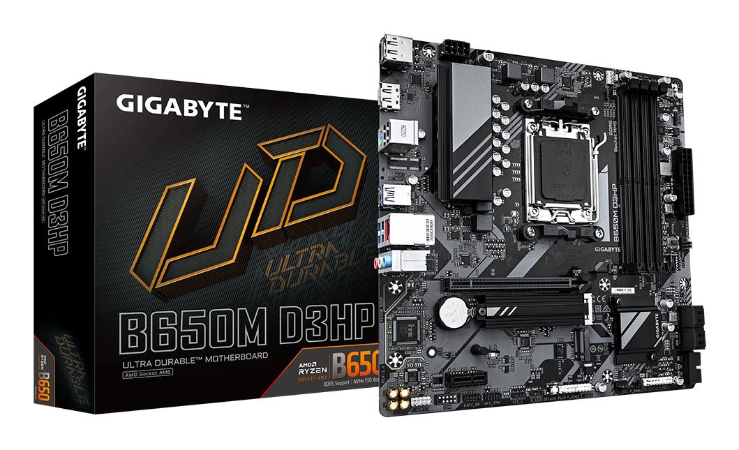 Emaplaat GIGABYTE AMD B650 SAM5 Micro-ATX DDR5 4 pesa