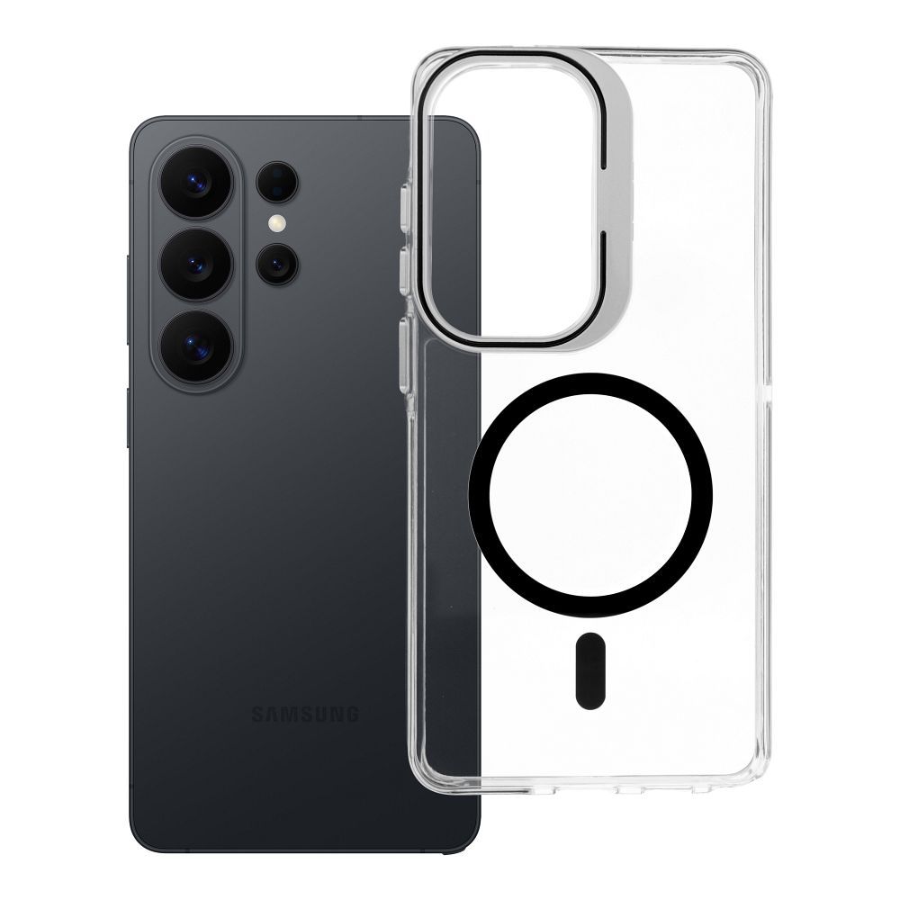 Objektiivi MAG KATTE MagSafe'iga ühilduv ümbris SAMSUNG S26 Ultra mustale mudelile