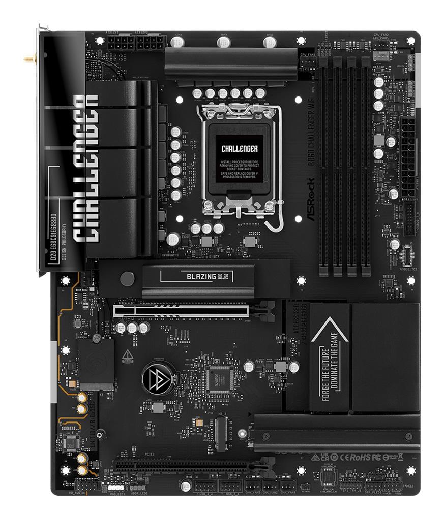 Emaplaat ASRock Intel B860 LGA1851 ATX DDR5 Wi-Fi B860 Challenger WiFi