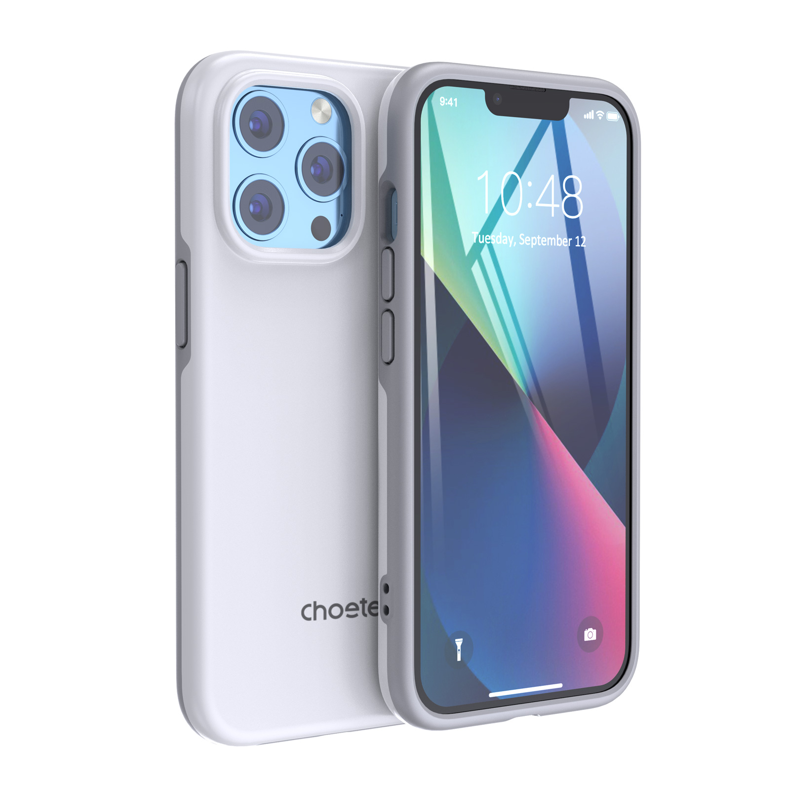 Choetech MFM kukkumisvastane ümbris iPhone 13 Pro Max valge (PC0114-MFM-WH)