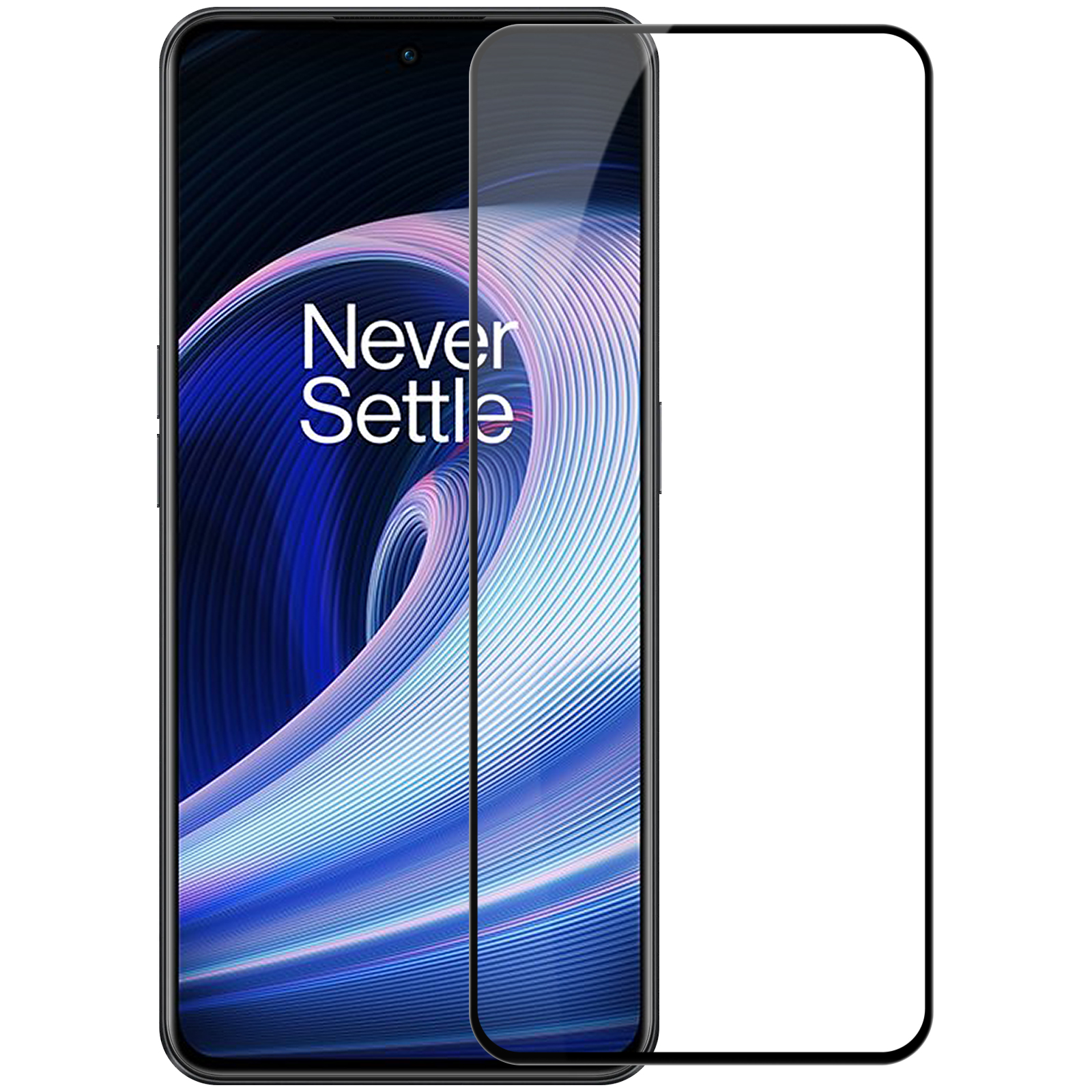 Nillkin CP+PRO üliõhuke karastatud klaas kogu ekraani jaoks, mille raam on 0,2 mm 9H OnePlus Ace must