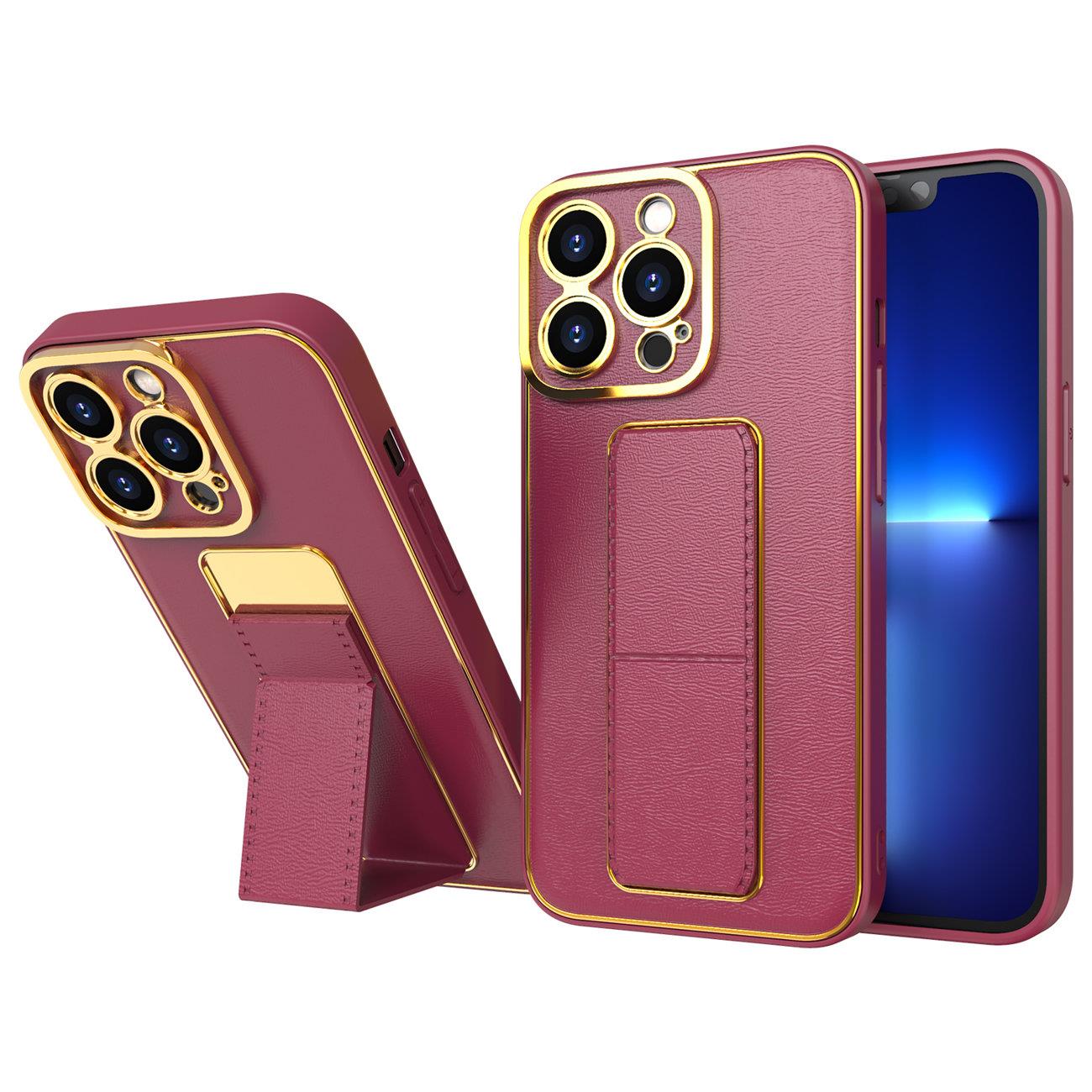 Uus Kickstand Case Samsung Galaxy A13 jaoks koos statiiviga punane