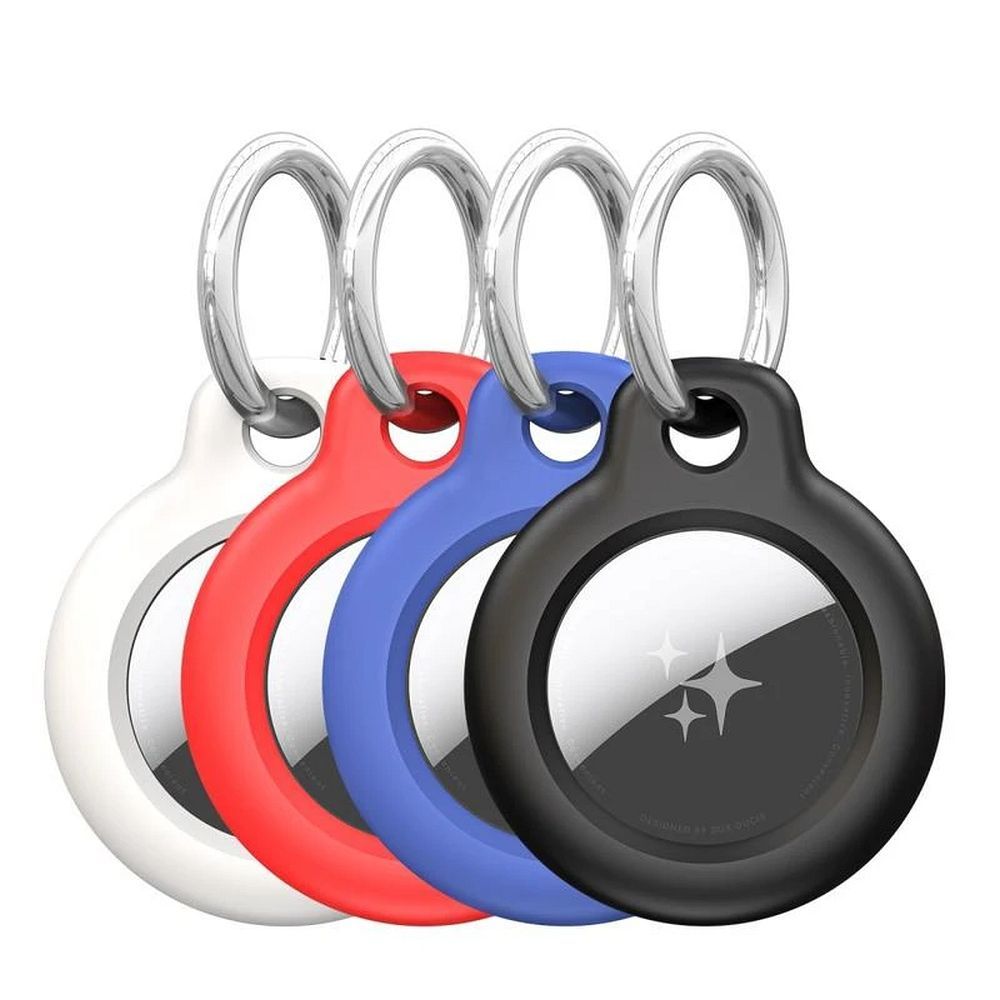 DUX DUCIS secure case mad of durable PC jaoks Apple AirTag (4Pack)