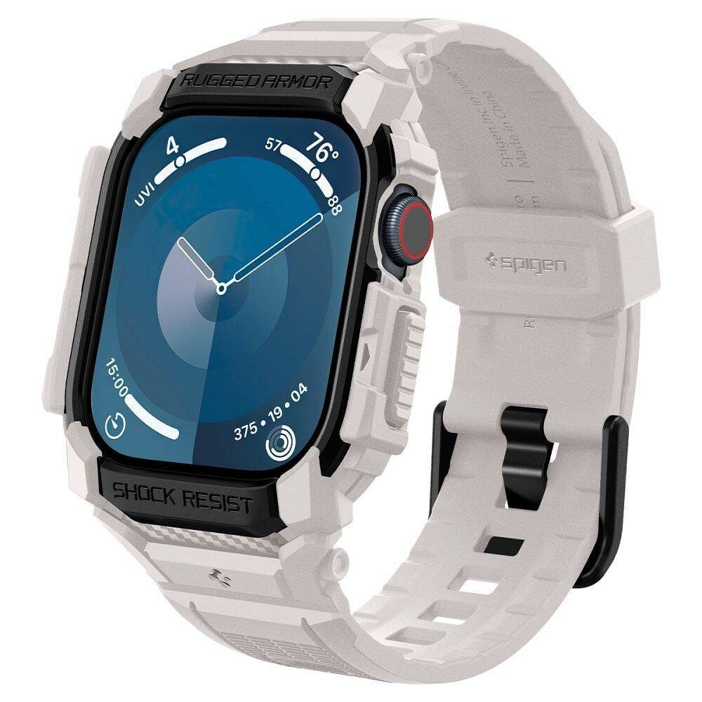 SPIGEN ümbris RUGGED ARMOR "PRO" jaoks APPLE Watch 10 (46 mm) dune beige