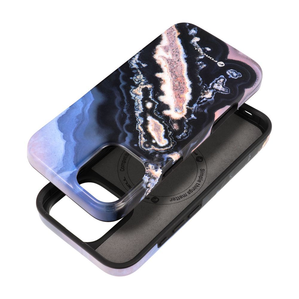 Ümbris jaoks iPhone 16 PLUS Forcell F-Protect Mirage compatible with Magsafe Military Drop-Test kuldne island