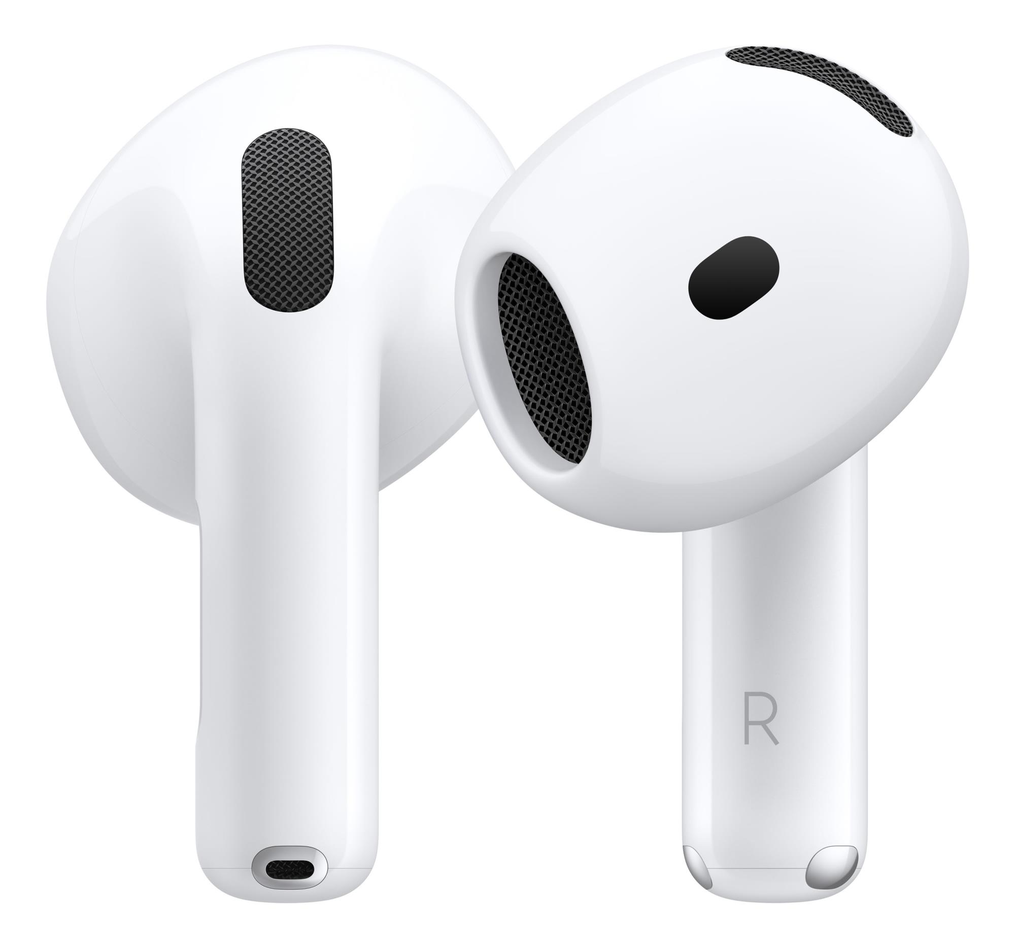 Apple AirPods 4 Laisvų rankų įranga True Wireless Stereo (TWS) Įkišamos į ausį Skambučiai / muzika / sportas / kasdienis Bluetooth Balta