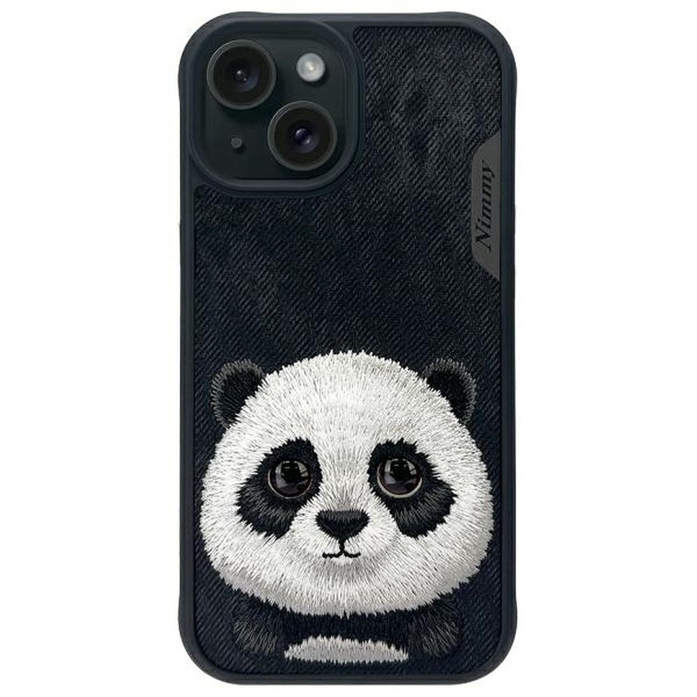 Nimmy Big Eyed Pet 2.0 Panda ümbris jaoks iPhone 15 - must