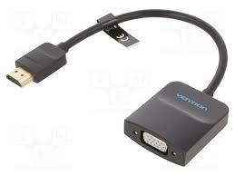 Konverter HDMI VGA-le 0.15m Vention