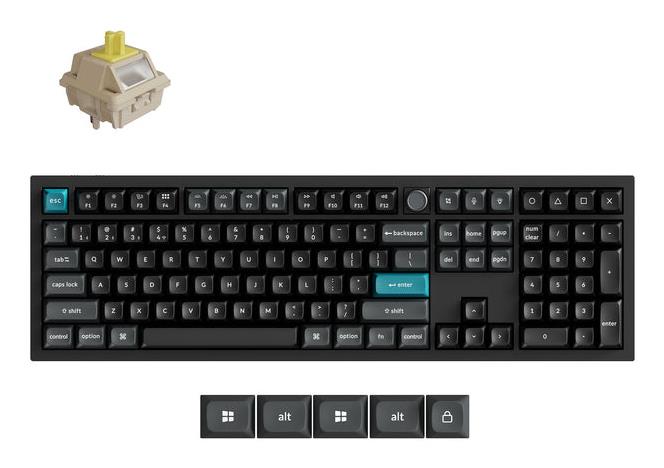 Juhtmevaba klaviatuur KEYCHRON Q6 Ultra Black Q6U-M4