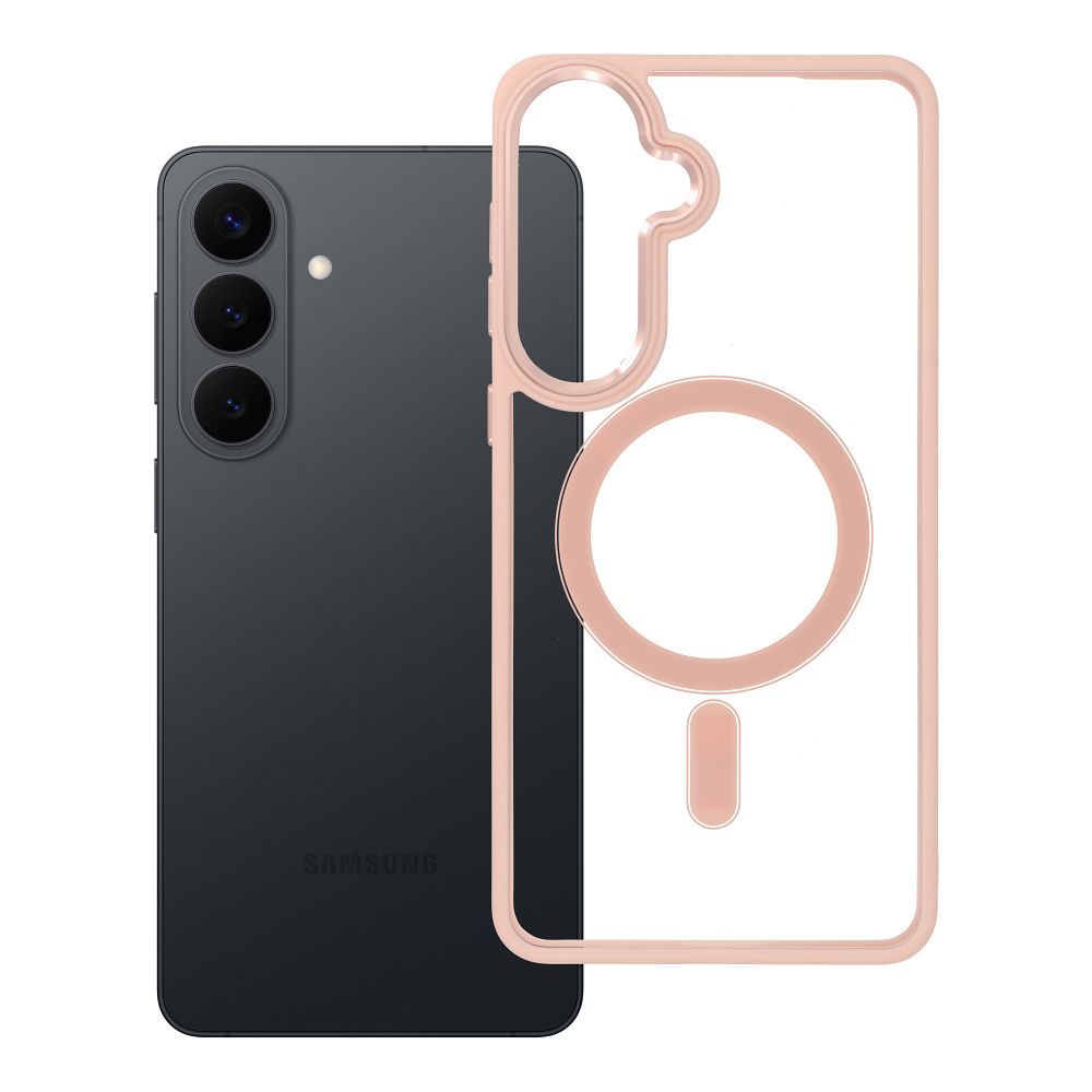 COLOR EDGE MAG COVER Ümbris compatible with MagSafe jaoks SAMSUNG S26 Edge roosa