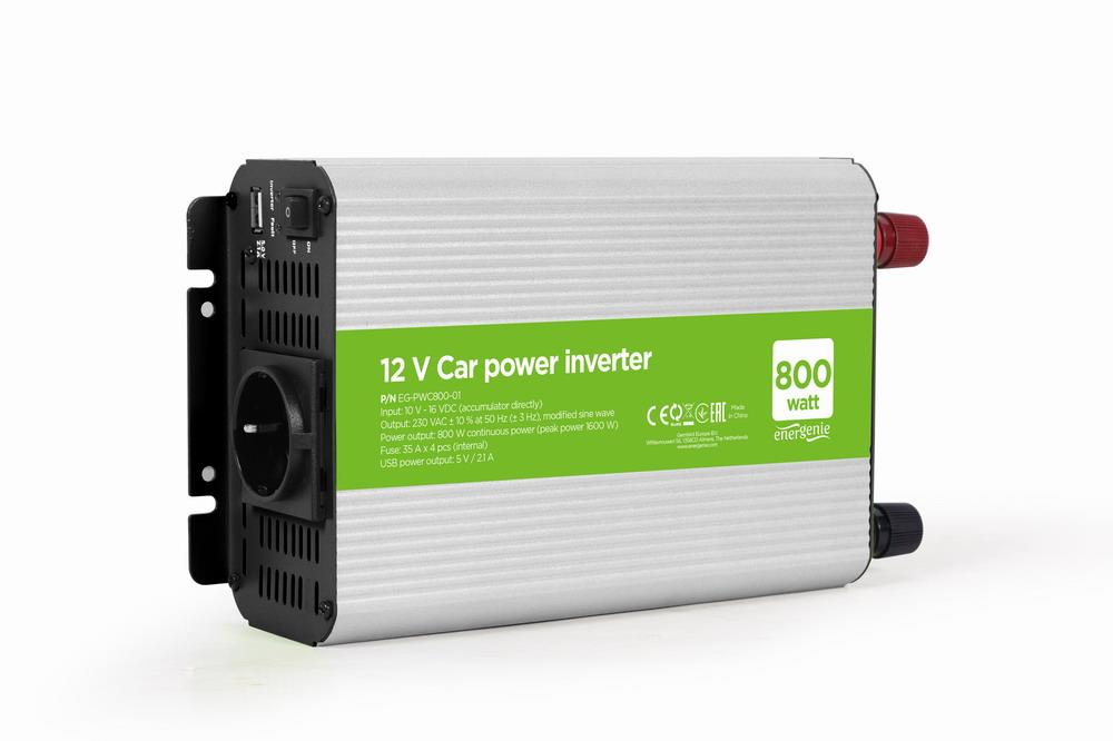 Gembird auto toitemuundur 12V 800W