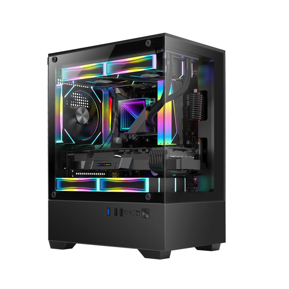 Корпус GOLDEN TIGER micro ATX чёрный Mini Tower Raider SL-2 RAIDERSL-2