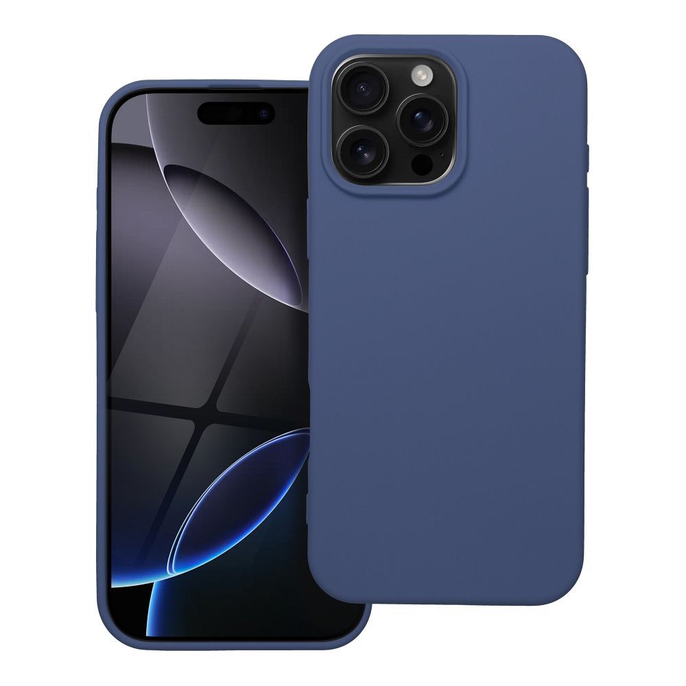 SILICONE case jaoks IPHONE 16 Pro Max sinine