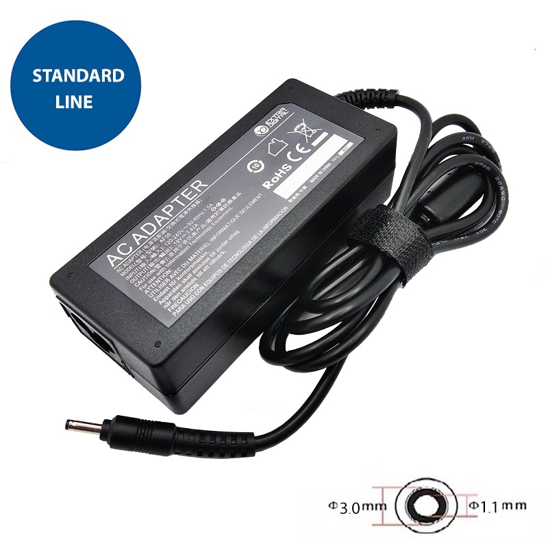 Laptop Power Adapter ACER 65W: 19V, 3.42A