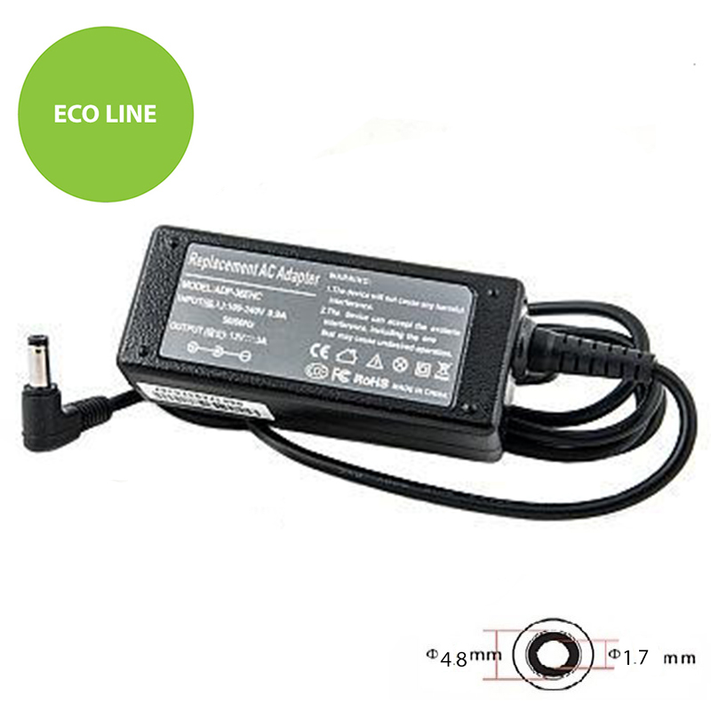 Sülearvuti toiteadapter ASUS 36W: 12V, 3A
