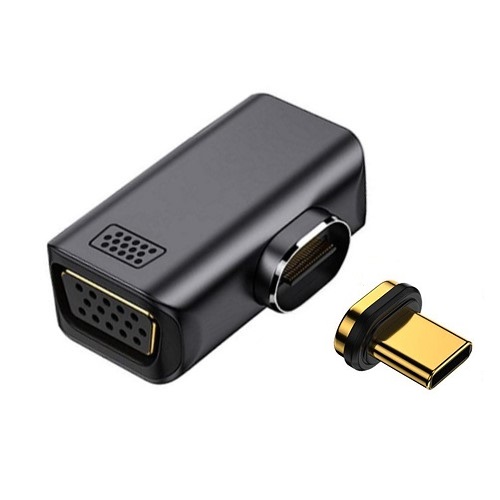 Magnetiline USB Type-C - VGA adapter, 1080P, 60Hz