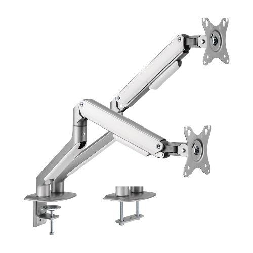 Kahe 17”-32” monitori vedrustusega käetugi