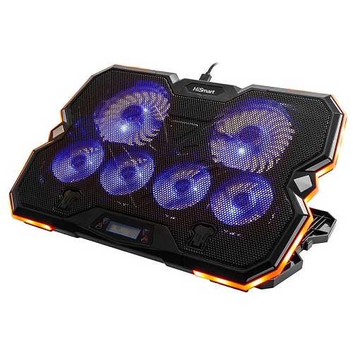 Laptop Cooling Pad HISMART koos 5 Adjustment Positions
