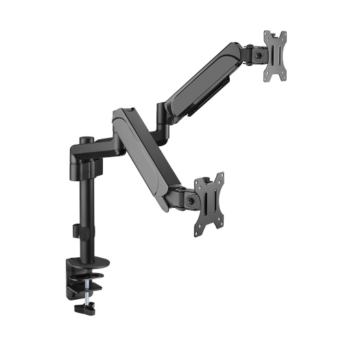 Kahe monitori 17”-32” vedru abistatud käe kinnitus