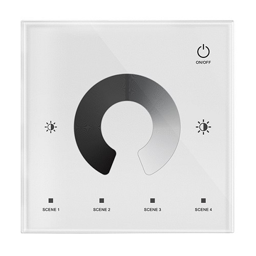 Puuteekraaniga dimmer T1, 12-48VDC, 2 kanalit
