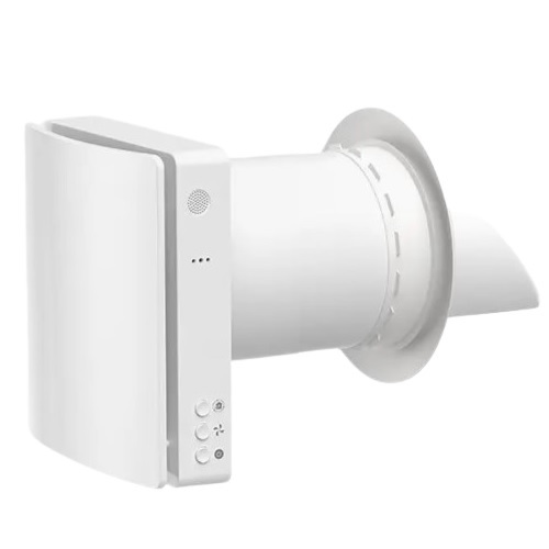 Rekuperaator õhukesele seinale, ühele toale kuni 46m2, CO2 anduriga, Wi-Fi, Tuya, valge