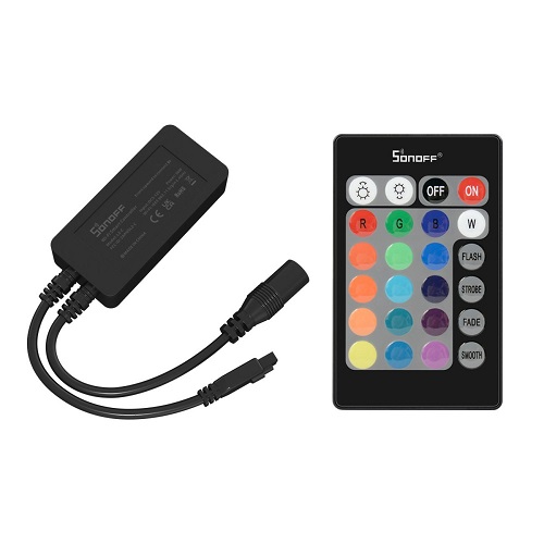 SONOFF L2-C Smart RGB LED Strip Controller koos IR Remote, Wi-Fi, BT