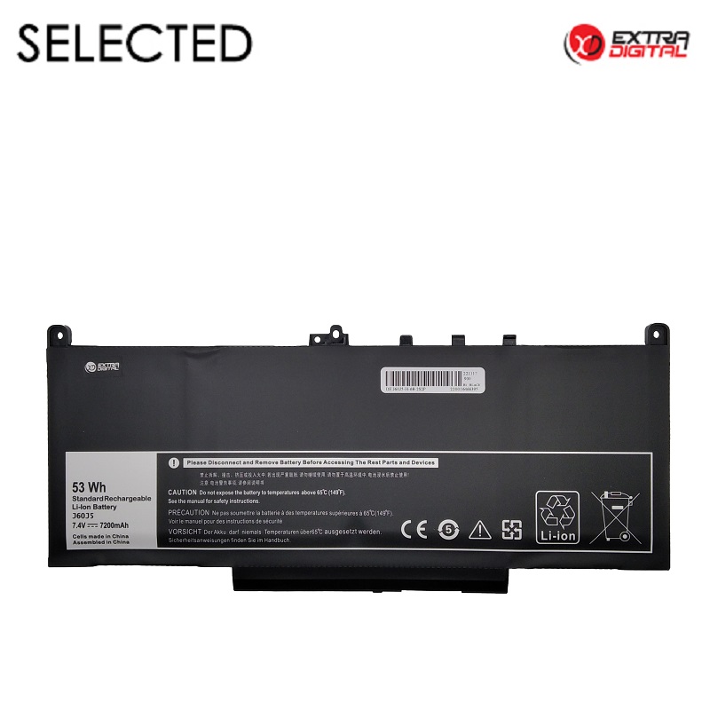 Notebook Aku DELL J60J5, Extra Digital Selected