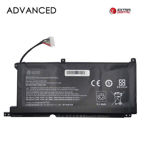Notebook Aku HP PG03XL, 4150mAh, Extra Digital Advanced