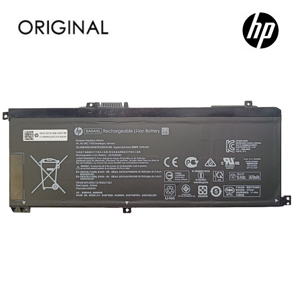Notebook aku, HP SA04XL, 3470mAh, Original