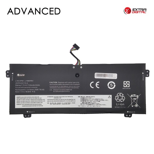 Notebook Aku LENOVO L16C4PB1, 7100mAh, Extra Digital Advanced