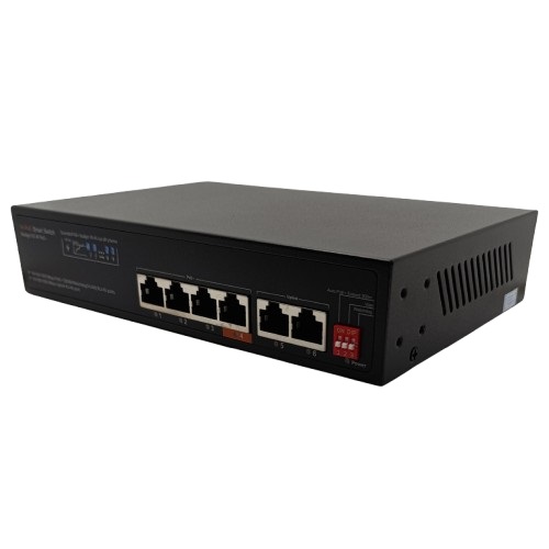 PoE switch 4ch 1000Mbps +2G uplink