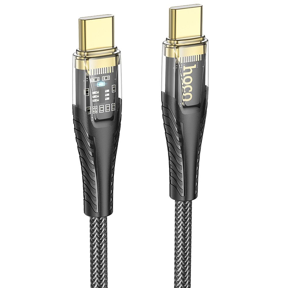 Kaabel USB C to USB C Hoco 3A 60W 1,2 m U121 must