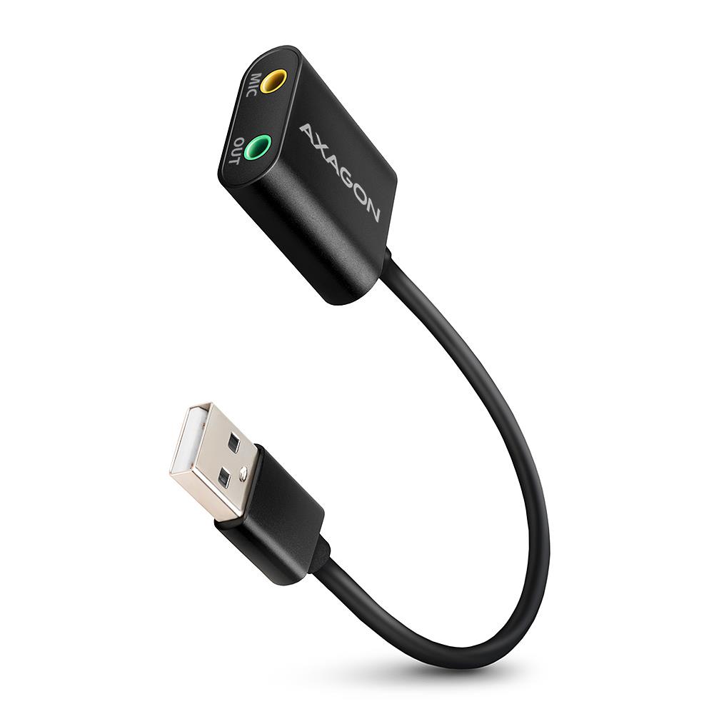 Axagon USB2.0 helikaart 48kHz 16bit 0.15m ADA-12