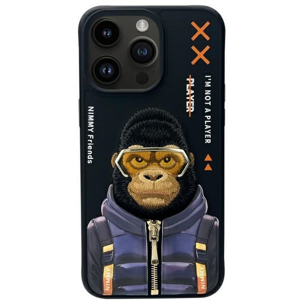 NIMMY ümbris COOL&CUTE 2.0 Monkey jaoks IPHONE 15 Pro must