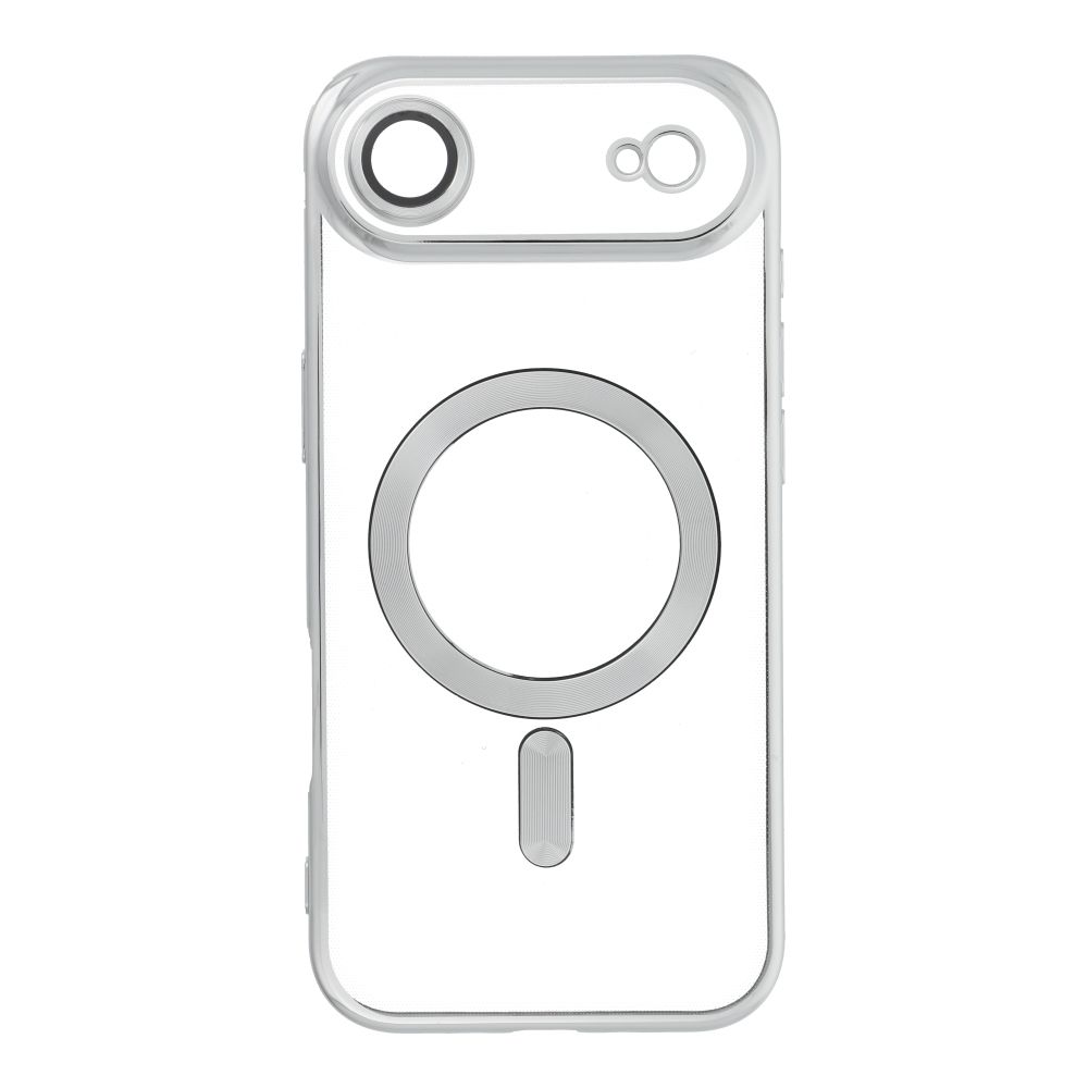 ELECTRO MAG COVER case compatible with MagSafe jaoks IPHONE 17 Air hõbedane