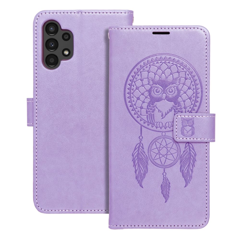 MEZZO Book ümbris jaoks SAMSUNG A13 4G dreamcatcher lilla