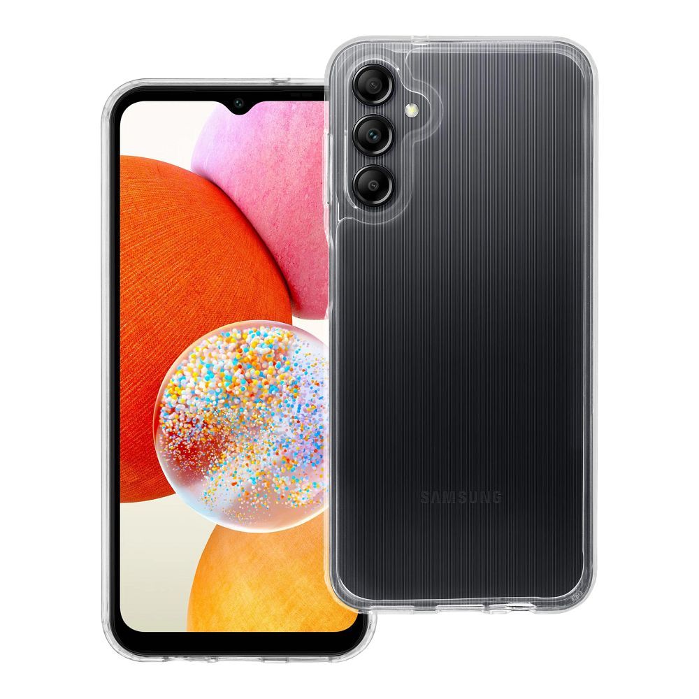 SUPER CLEAR HYBRID ümbris jaoks SAMSUNG A14 4G läbipaistev