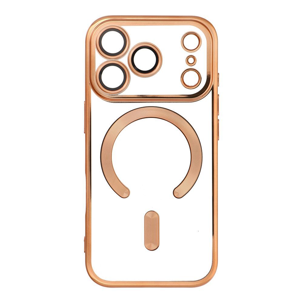 ELECTRO MAG COVER case compatible with MagSafe jaoks IPHONE 17 Pro kuldne