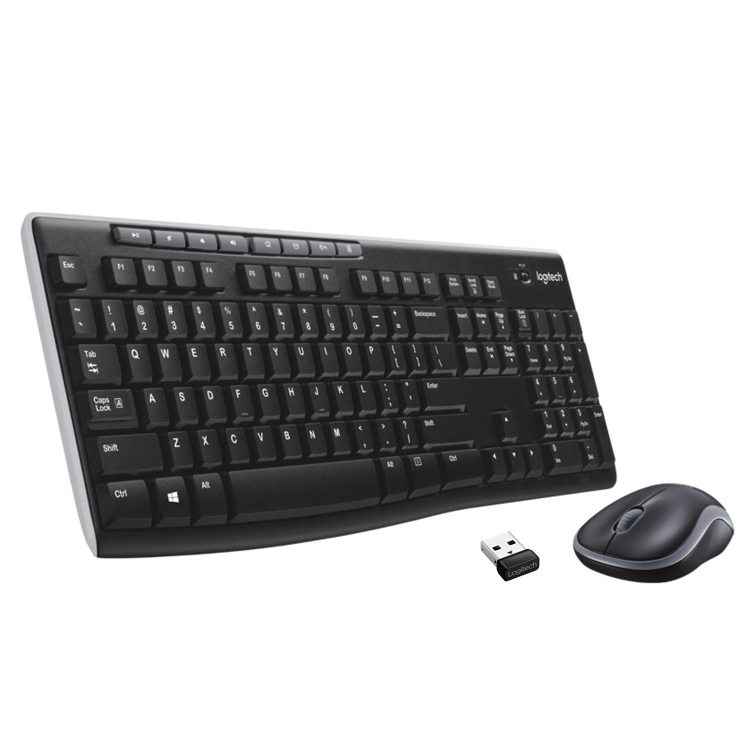 Logitech MK270 juhtmevaba lauaklaviatuurikomplekt (EN) 920-004509