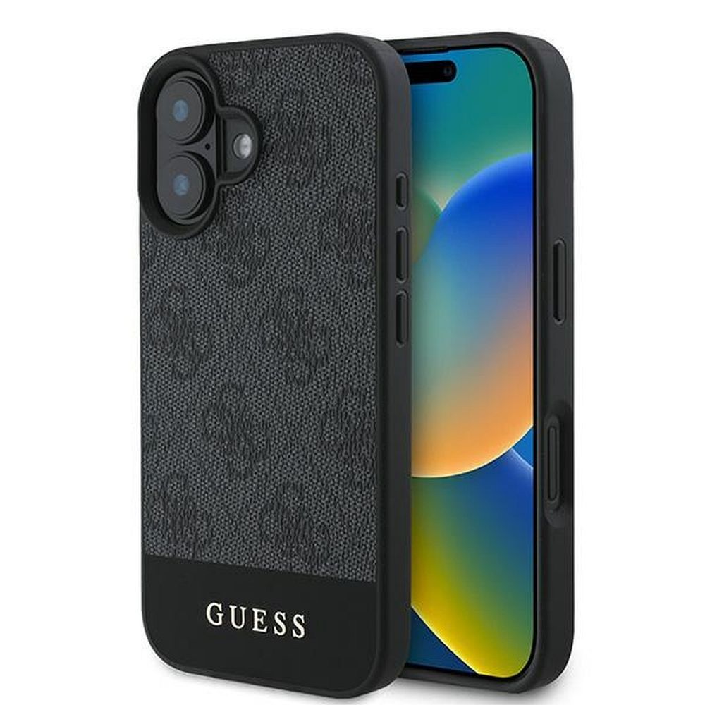 Guess 4G Bottom Stripe Ümbris jaoks iPhone 16 Plus 6.7" - hall
