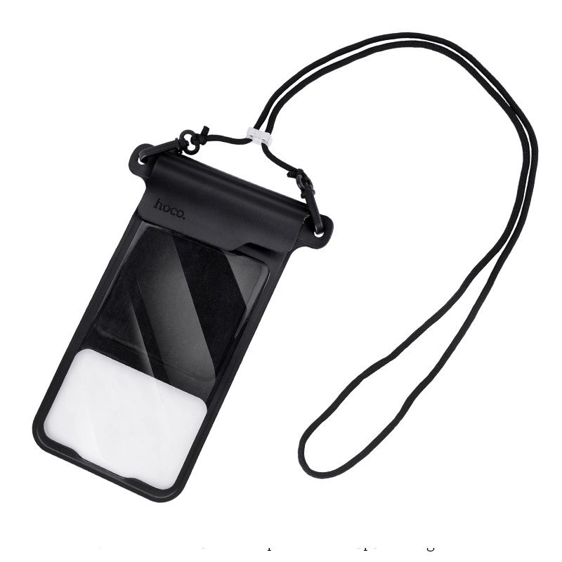 Waterproof Ümbris jaoks mobile phone Hoco BAG31 must