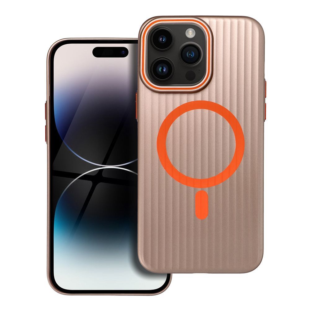 Ümbris SIMPLY compatible with MagSafe jaoks IPHONE 14 Pro Max titanium desert