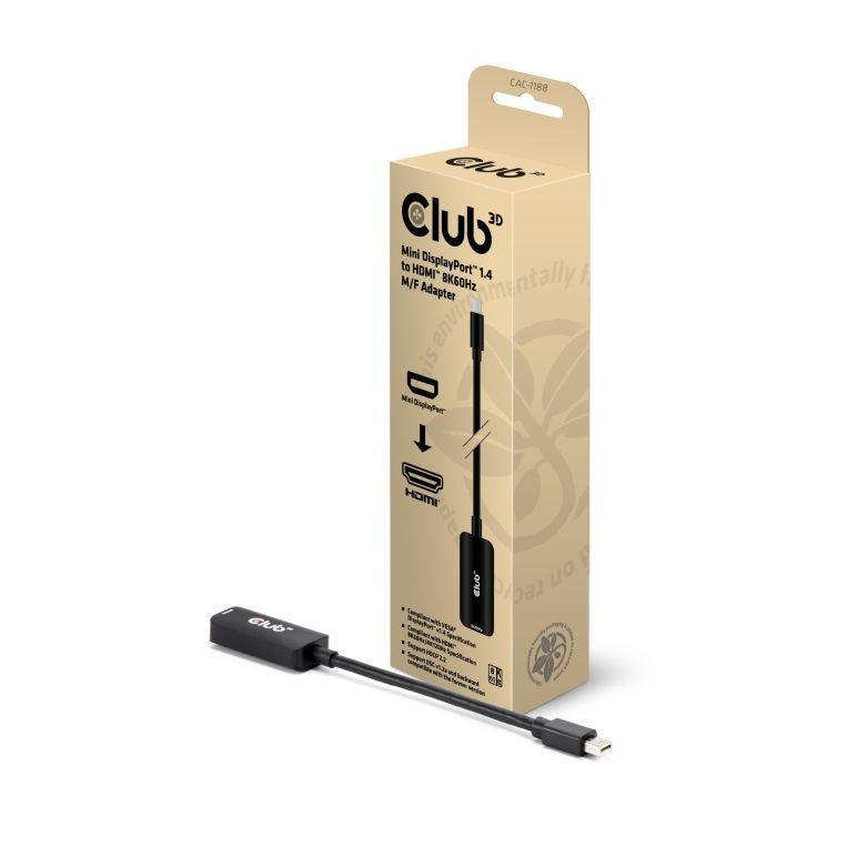 I/O adapter MINI DP HDMI/M/F CAC-1188 CLUB3D