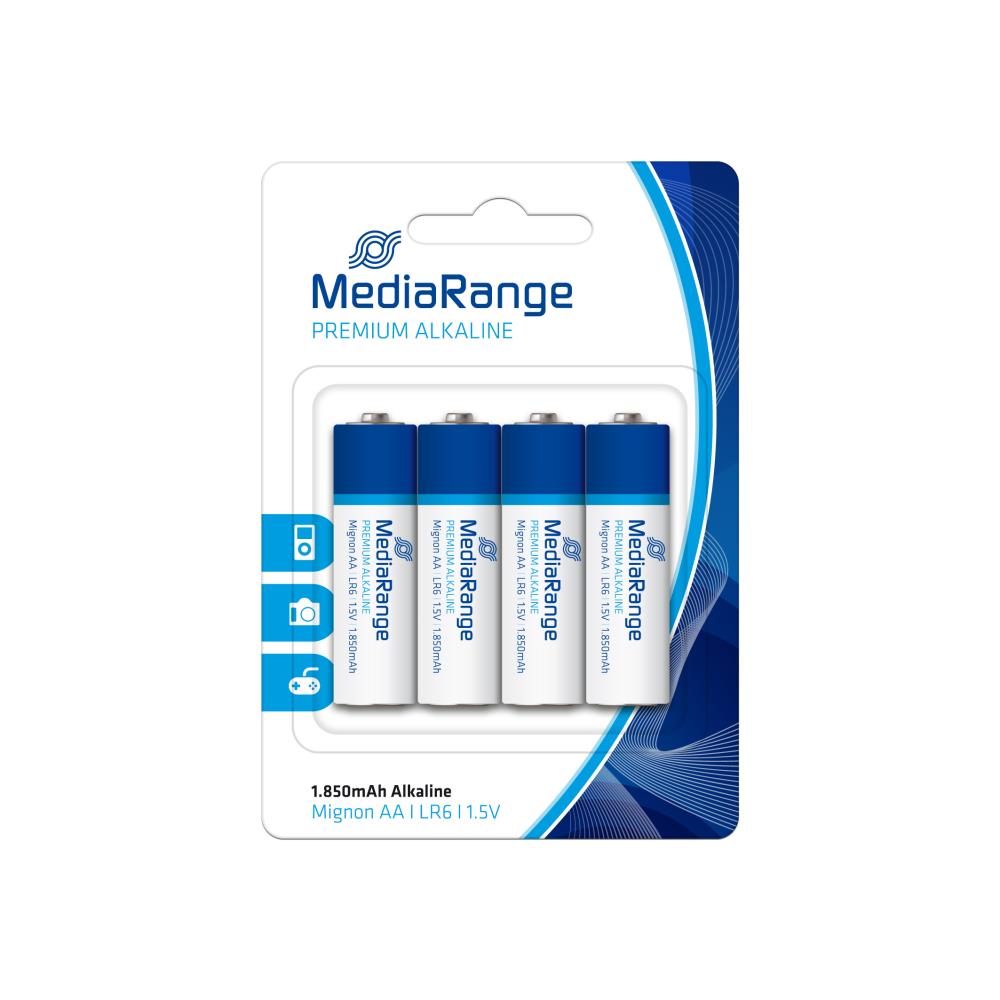 Patarei leeliseline AA 1.5V 4tk MediaRange